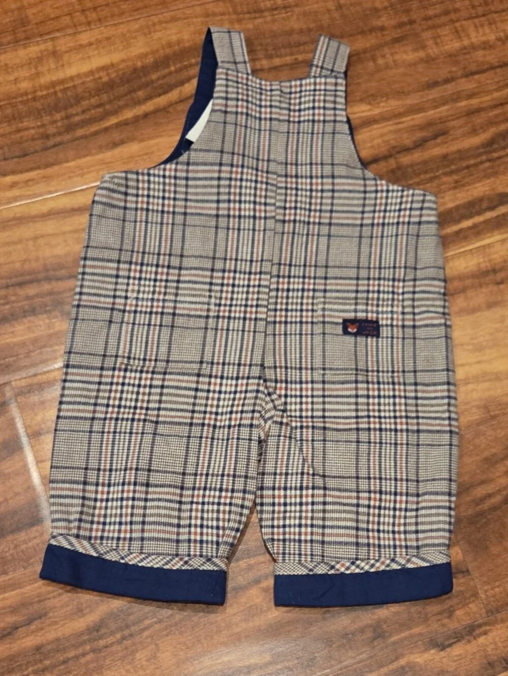 Janie and Jack NWT 0-3 Months Plaid Overalls, Fox Sweater, Polo Bodysuit & Shoes